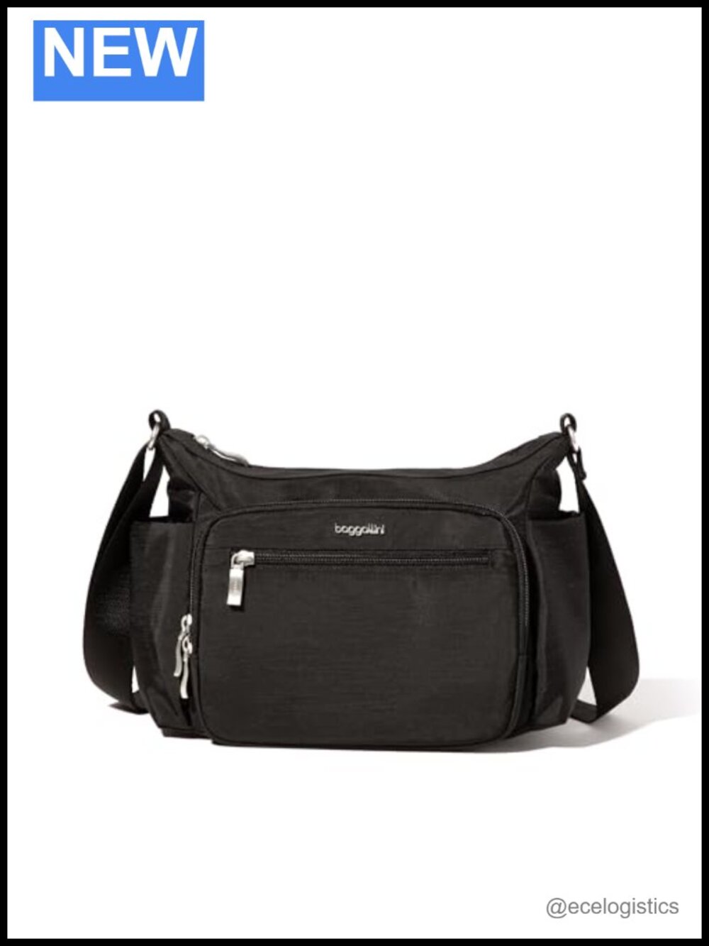 Nylon Hobo Crossbody Purse with RFID Protection